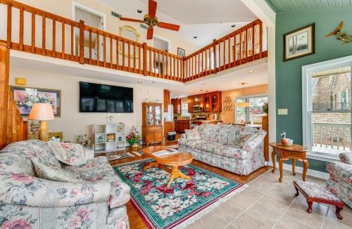 Troutman House | Lakefront Troutman Home with Private Dock and Slip!