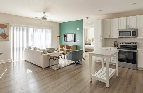 Belle Mina Apartment | Landing | Amazing 1BD, Gym, Courtyard