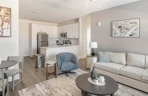 Belle Mina Apartment | Landing | Chic 2BD, Courtyard, Gym