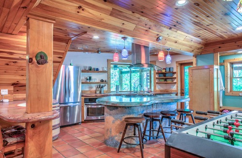 Weaverville Cabin | Large A-Frame w/Trails, Hot Tub & Views | Near Asheville + Inc. Biltmore Pass