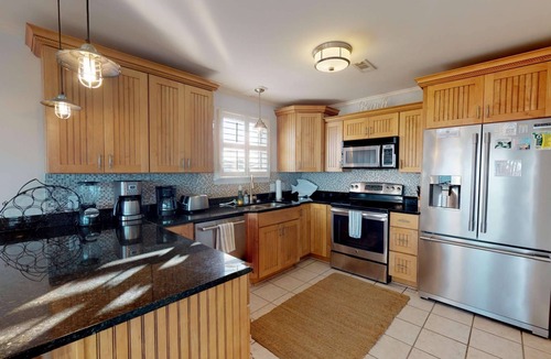 Kure Beach House | Large Oceanfront Home w/2 Decks, Private Beach Access, Dog Friendly