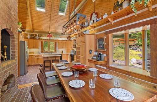 Sugar Grove Cabin | Large Riverside Cabin on Beautiful Acreage