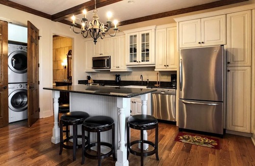 Lake Lure House | Le Petite Chateau - Lakefront - Upper/Lower Units Sleeps 6 dog friendly