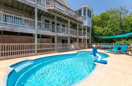 Carova Beach House | Leap of Faith - 4x4 Carova Beach, Canalfront, Private Dock, Pool, Hot Tub, Flex Stays