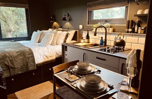 Liverton Cabin | Lodge on Teign River, 1 Bed, Sleeps 2, Parking