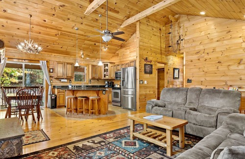 Mill Spring Cabin | Log Cabin Near Lake Lure, Chimney Rock, and Asheville!
