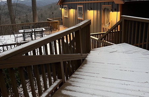 Frank House | Long range views. Sleeps 10! Hot tub, game tables and close to everything!