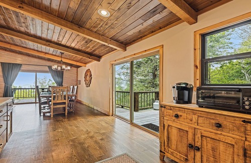 Maggie Valley House | Long Range VIEWS AT 5100 FT! High-Speed Wifi, Pool Table, Large Covered Porch!