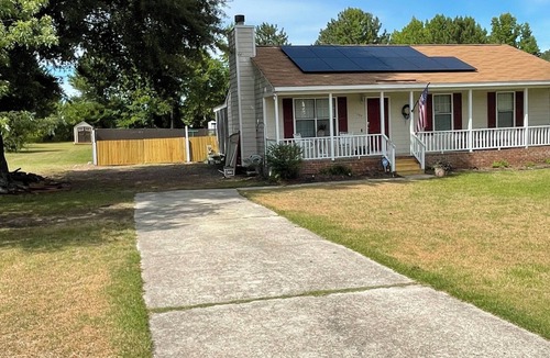 Youngsville House | Lovely 2-bed 2-bath house with firepit in fenced in yard in charming Youngsville