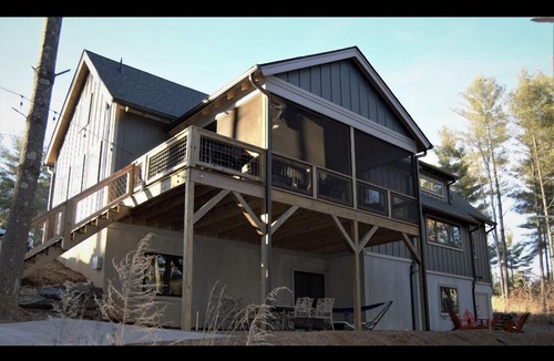 Nebo House | Lovely lakefront home with dock. Summertime stunner. Winter wonderland nearby.