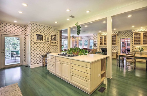 Jonesville House | Lush Elkin Home w/Porch Views & Pool Table