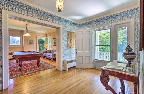 Jonesville House | Lush Elkin Home with Porch Views and Pool Table