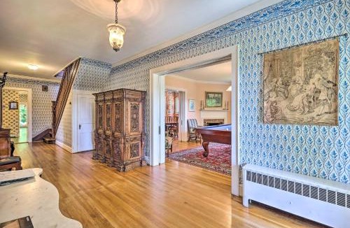 Jonesville House | Lush Elkin Home with Porch Views and Pool Table