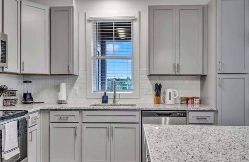 Hayes Apartment | Luxe King 2BR Suite Mins to Downtown Durham!