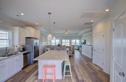 North Topsail Beach House | Luxurious Oceanside w/pool, elevator, 6 BR, steps from the sand and surf