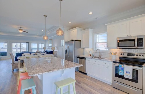 Cape Island House | Luxurious Oceanfront B home w/pool, elevator, 6BR, steps to the sand and surf