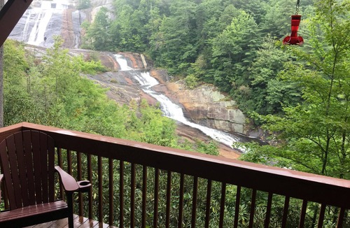Lake Toxaway Condo | LUXURY 2BR/2BA SPECTACULAR OVER FALLS DECK/GRILL UPSCALE, COMFORTABLE FURNITURE