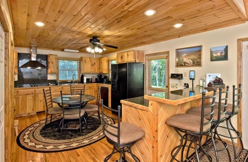Lake Lure Cabin | Luxury and Comfort in Lake Lure-Hot Tub-Fire pit by Sunscape Property Management