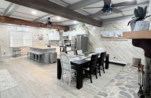 Leland House | Luxury Estate with Pool, Pavilion & King Suites Near Beaches