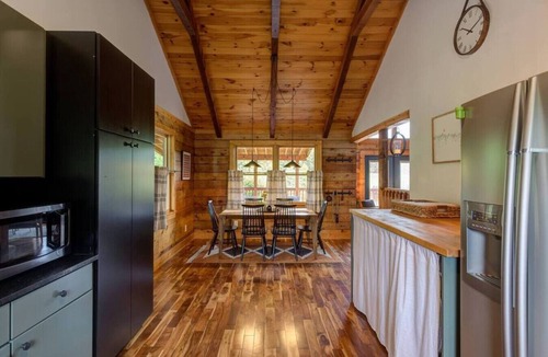 Hurdle Mills Cabin | Luxury Modern A-Frame Lodge on 25 Acres Lakeside Retreat & Hot Tub Oasis