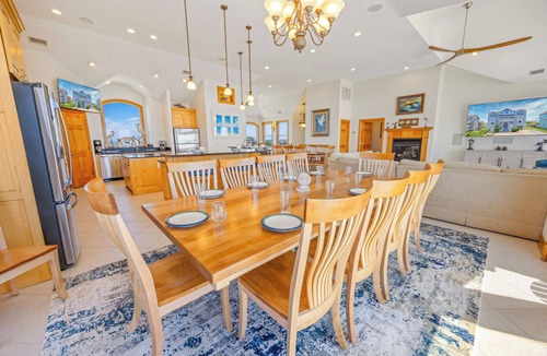 Hatteras House | Luxury Oceanfront Home w/Pool, HotTub, EV Charger, Elevator, Theater, Much More