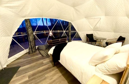 Todd Cabin | Luxury Redefined: Todd, NC Dome with Private Hot Tub, Unparalleled Views, and Outdoor Oasis
