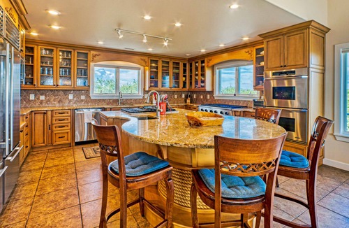 Buxton House | Luxury sound-front home with private pool, hot tub, & dock