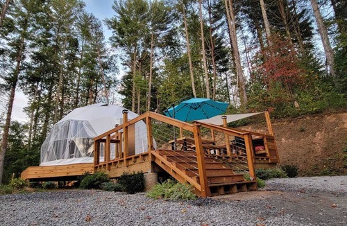 Robbinsville Cabin | Luxury Stargazing Dome On The Dragon's Tail
