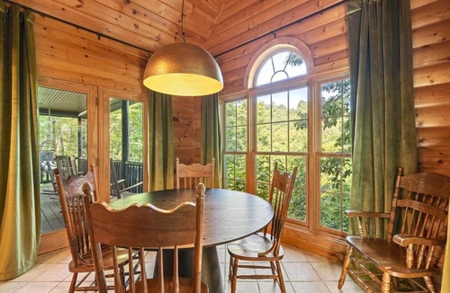 Bryson City House | Magnolia Pine With Hot tub and Mountain Views