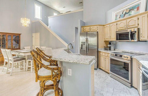 St. James House | Marina & Pool: Roomy Golf-View Home in Southport