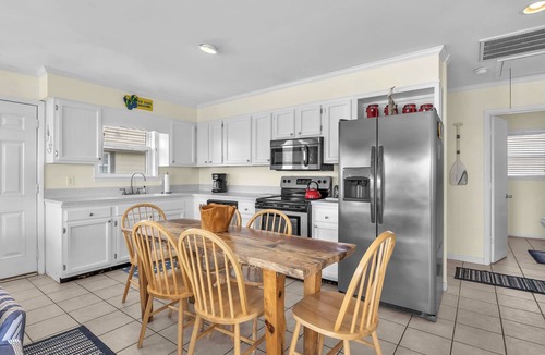 Yaupon Beach House | Mead Us At The Pier: Oceanfront Beach Cottage Near Oak Island Fishing Pier