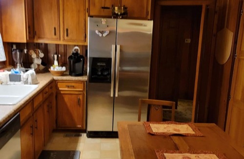 Hubert House | Mid-Century Country Home, nice front porch and east west split bedroom suites.