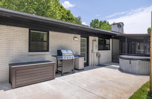 Asheville House | Mid-century Modern Impeccable Remodel with Hot Tub