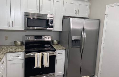 Charlotte House | Minutes from UNCC, this pristine, single-level home is perfect for family fun!