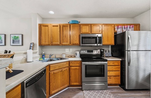 Harwood Lane Condo | Modern 2BR Getaway - Whitewater Center + Roku TVs