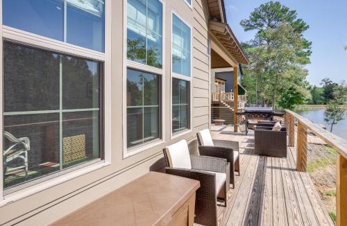 Little Kowaliga House | Modern Home Near Lake Martin: Fishing Pond On-Site