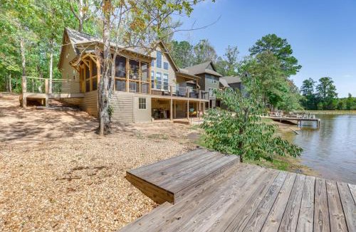 Little Kowaliga House | Modern Home Near Lake Martin: Fishing Pond On-Site
