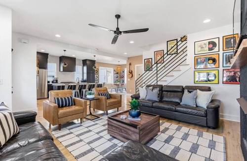 Hope Gardens House | Modern House by Downtown with Garage + Fenced-in Yard