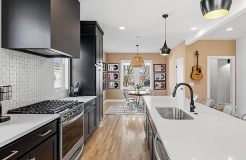 Hope Gardens House | Modern House by Downtown with Garage + Fenced-in Yard