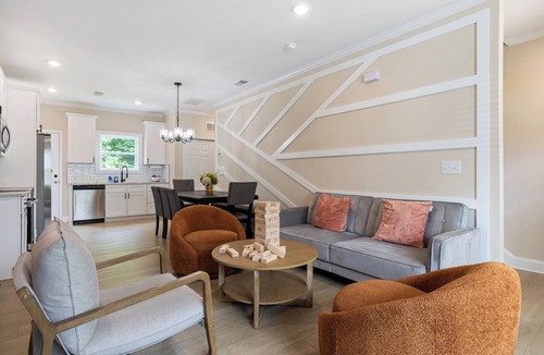 Charlotte House | Modern House in Great Location with GAME ROOM!