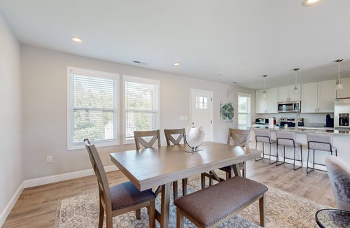 Alexander House | Modern interior with fenced yard and firepit - near town