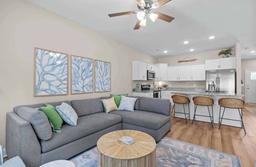 Cedar Point Villa | Modern Retreat Minutes to Emerald Isle Beach Villa