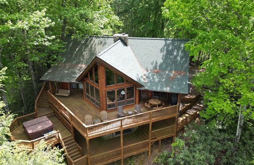 Ferguson Cabin | Mountain Cabin,Fireplace, Pet-Friendly,Grill,Deck