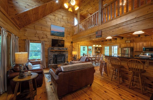 Ferguson Cabin | Mountain Cabin, Great Decks, WiFi, Pool Table, Ping Pong Table, & Foosball