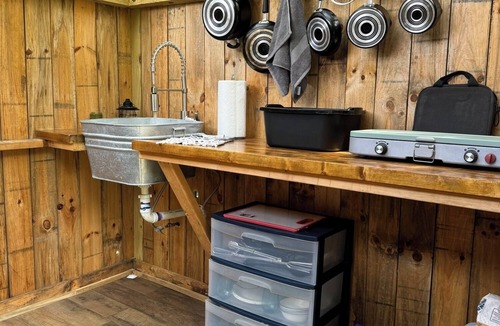 Moravian Falls RV Rental | Mountaintop Glamping Tent at Growing Faith Farms