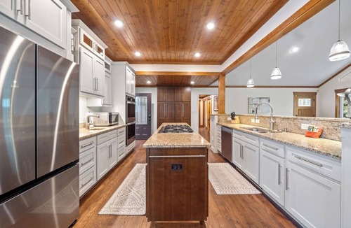 Fairview House | Mountaintop Ridge | Near Asheville with Pool, Fire Pit, and Ranging Views