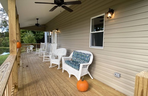 Sparta House | Mtn Secret Farm House, Privacy, River, Firepit, Deck, Fishing, Hiking, Outdoors.