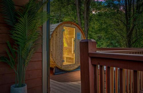 Waynesville House | Mtn Views, HotTub, Sauna, Outdoor Theater, FirePit