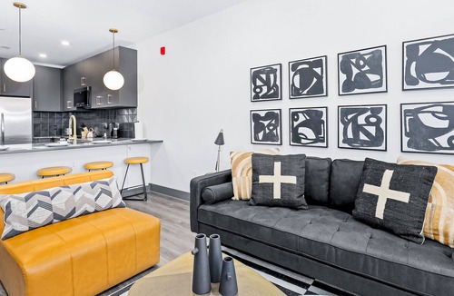Rolling Mill Hill Condo | Muse | Contemporary 5th-floor condo with fast WiFi, gym & great location