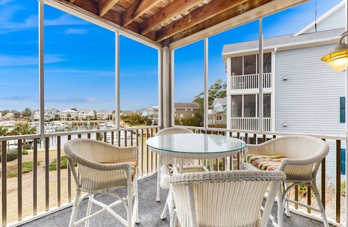 St. James Condo | Mystic Marina A&B: Spacious condo with marina & Intercoastal views, screened-in balconies, W/D & AC